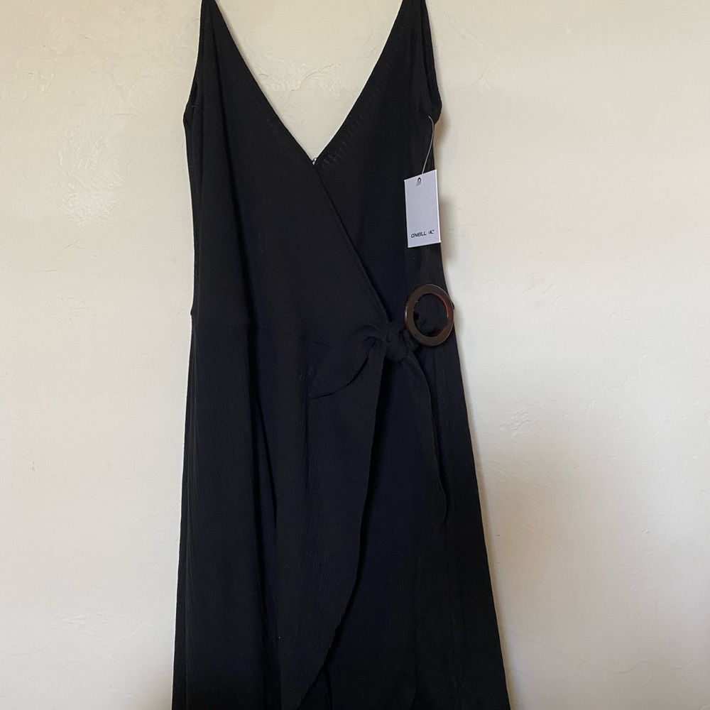O’neill Black Wrap Dress